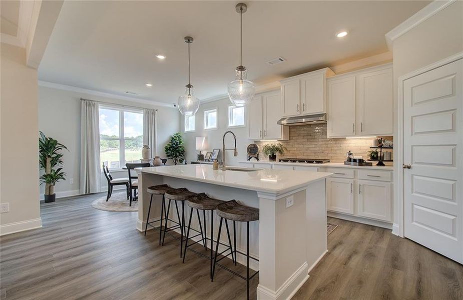 Furnished interior view inside a new home in Crofton Place Enclave, Snellville (Image 27).