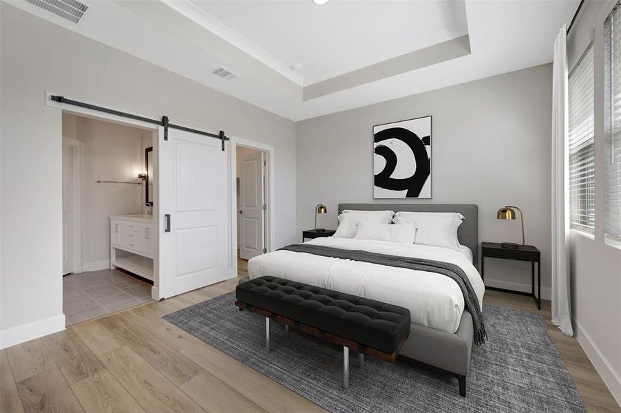 Furnished interior view inside a new home in Heritage Ranch, Sherman (Image 11).