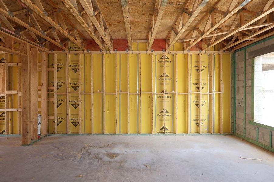 In-progress construction of a new home in Center Lake on the Park, St. Cloud, FL (Image 12).