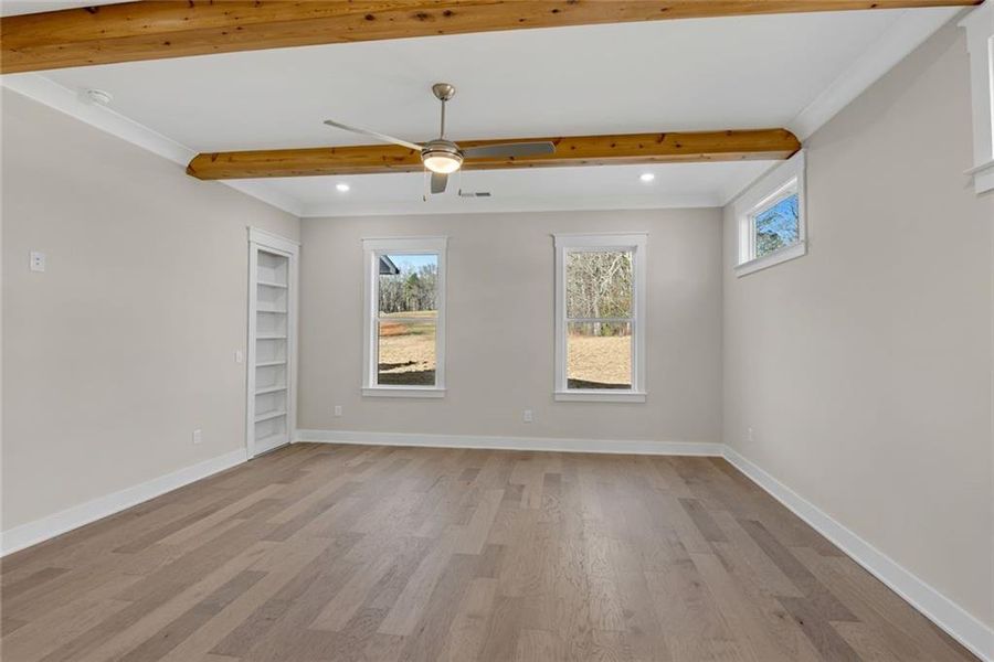 Spacious, unfurnished interior of a new home in , Hiram (Image 69).