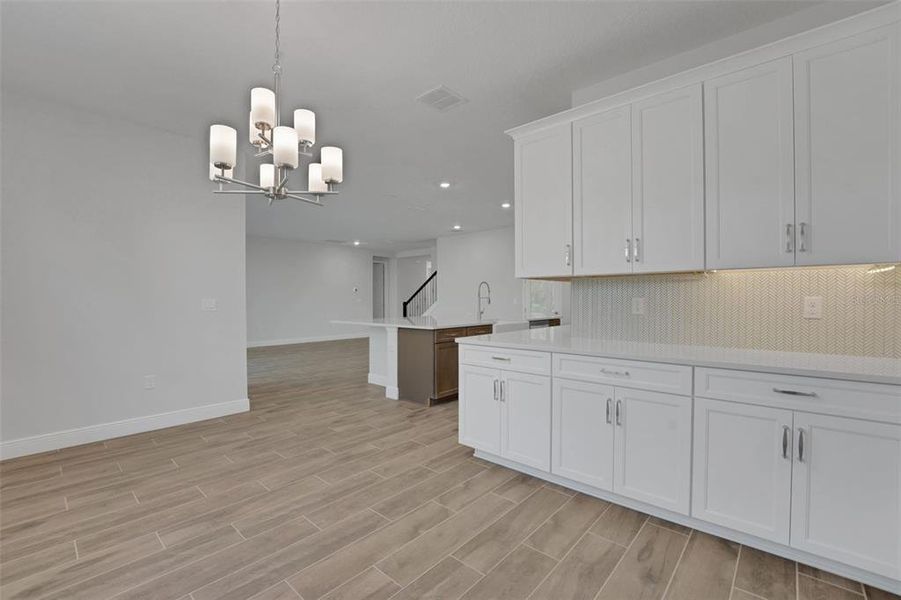 Furnished interior view inside a new home in Palms at Windermere, Windermere (Image 12).