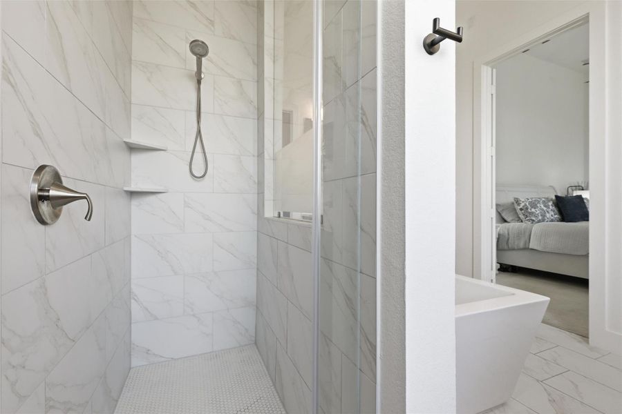 Close-up of interior finishes inside a home in Elyson, Katy (Image 21).