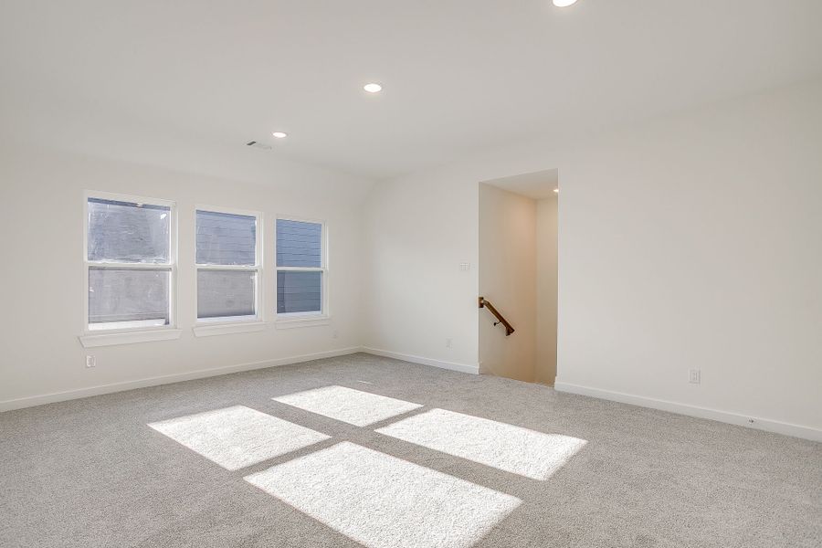 Representative unfurnished interior of a home built from the Palmer by Graham Hart Home Builder in Bear Ridge, Burleson (Image 18).