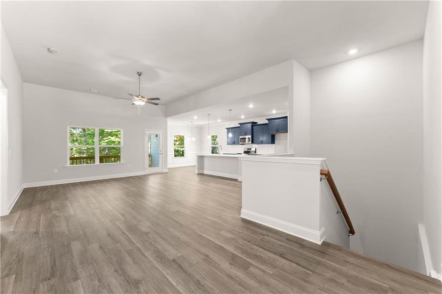 Spacious, unfurnished interior of a new home in Habersham Meadows, Demorest (Image 25).