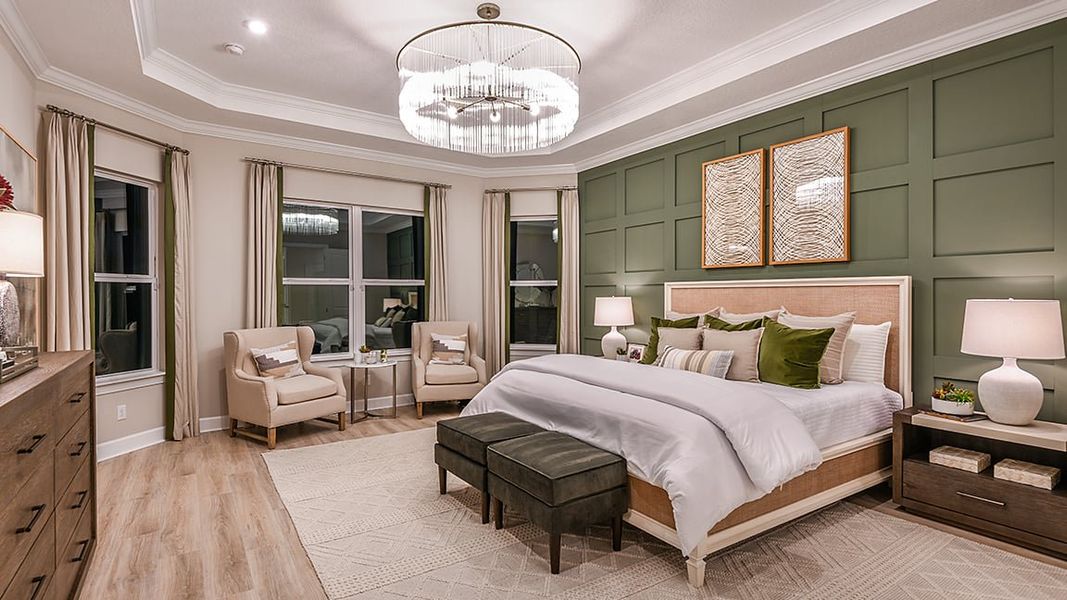 Furnished interior view inside a new home in Esplanade at Azario Lakewood Ranch, Bradenton (Image 20).