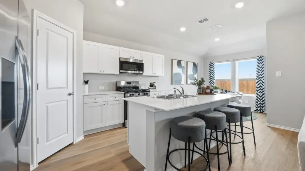 Furnished interior view inside a new home in Hadley Farms, Godley (Image 5).