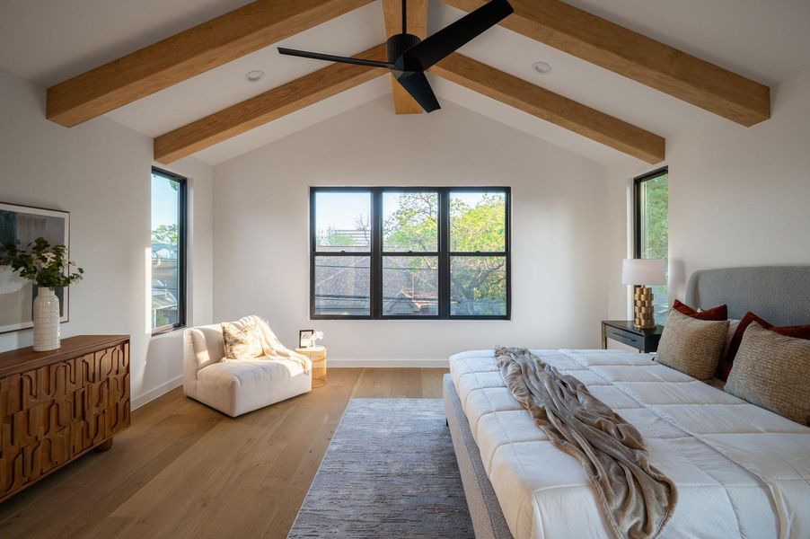 Furnished interior view inside a new home in , Houston (Image 7).