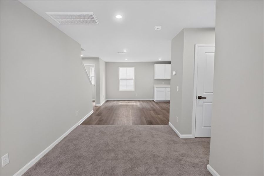 Spacious, unfurnished interior of a new home in Wren Woods 2-Story, Gray Court (Image 15).