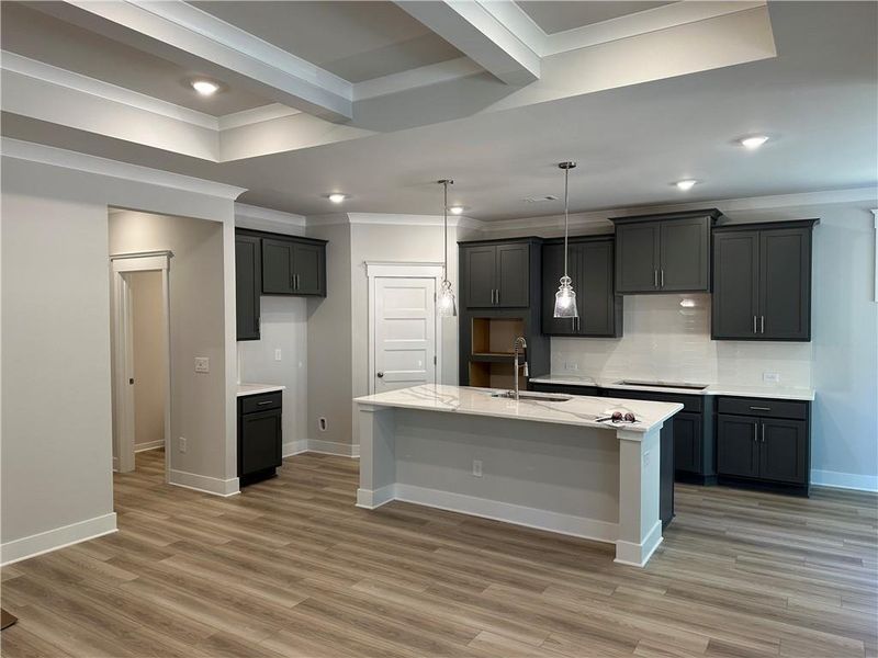 Furnished interior view inside a new home in Rosewood Lake Preserve, Hoschton (Image 10).