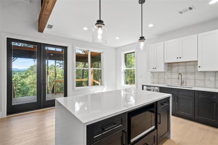 Furnished interior view inside a new home in , Ellijay (Image 19).