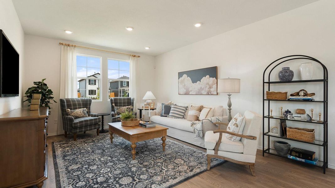 Furnished interior view inside a new home in Valverde, Bastrop (Image 5).