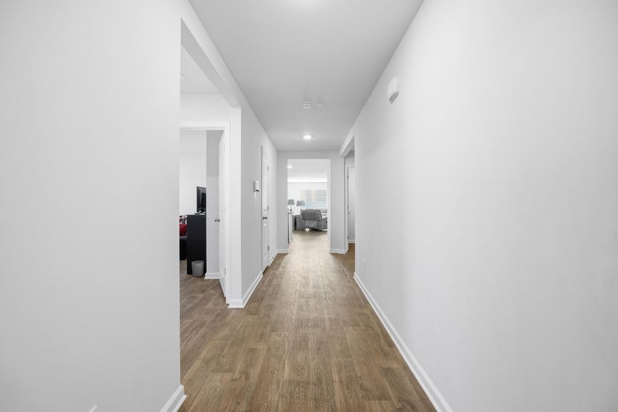Spacious, unfurnished interior of a new home in Center Pointe, Santee (Image 21). Spacious, unfurnished interior of a new home in Center Pointe, Santee (Image 21).