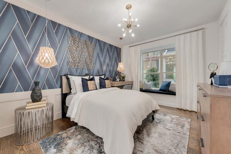 Representative furnished interior of a home built from the Lake Forest by Grand Homes in Grand Oaks, Celina (Image 15).