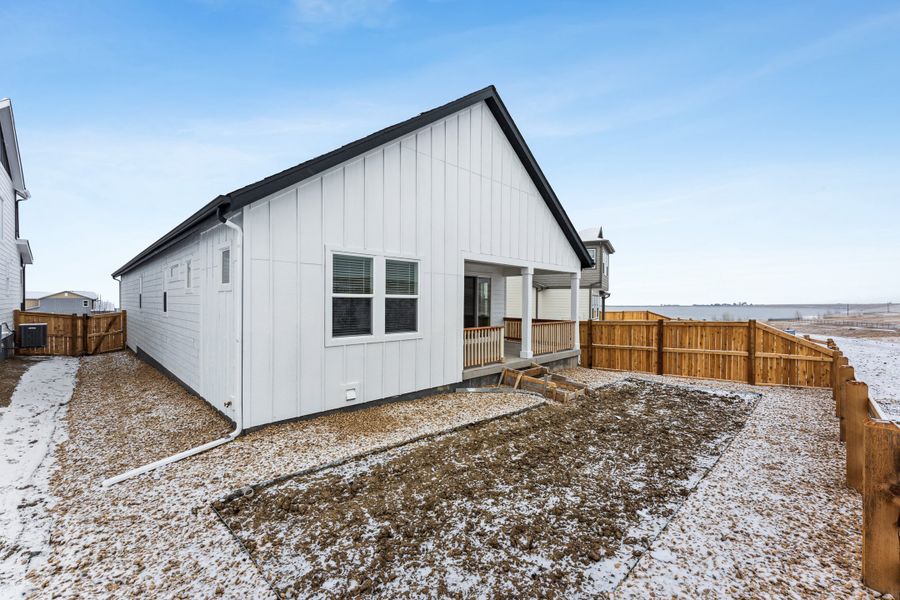 Exterior details of a home in Trailstone Town Collection, Arvada (Image 4).