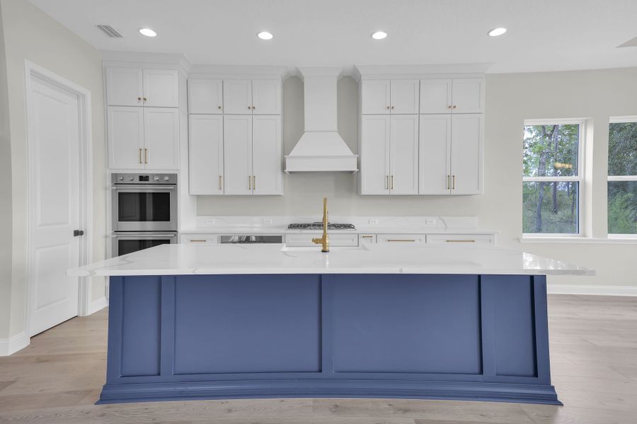 Representative furnished interior of a home built from the Avondale by Riverside Homes in Hidden Creek at SilverLeaf 80' Series, St. Augustine (Image 10).