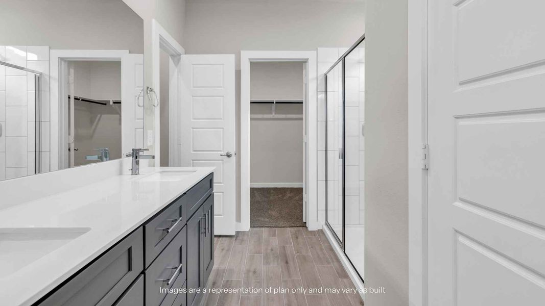 Furnished interior view inside a new home in Homestead at Parks Bell Ranch, Odessa (Image 9).