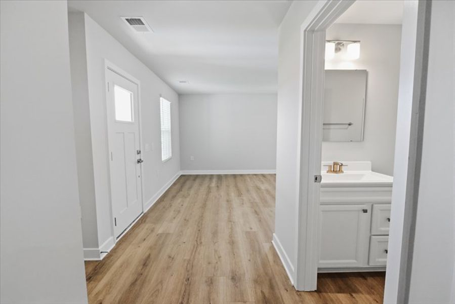 Spacious, unfurnished interior of a new home in Wren Woods Ranches, Gray Court (Image 13). Spacious, unfurnished interior of a new home in Wren Woods Ranches, Gray Court (Image 13).
