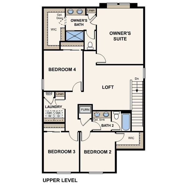 2D floor plan layout of this home in Legato, Commerce City, CO (Image 3).