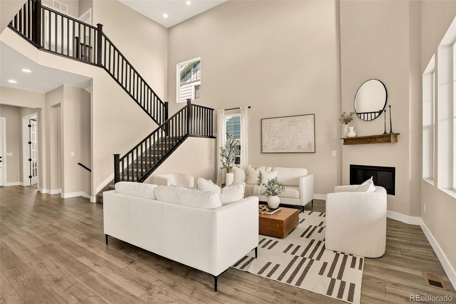 2-story great room feel 2-story great room feel