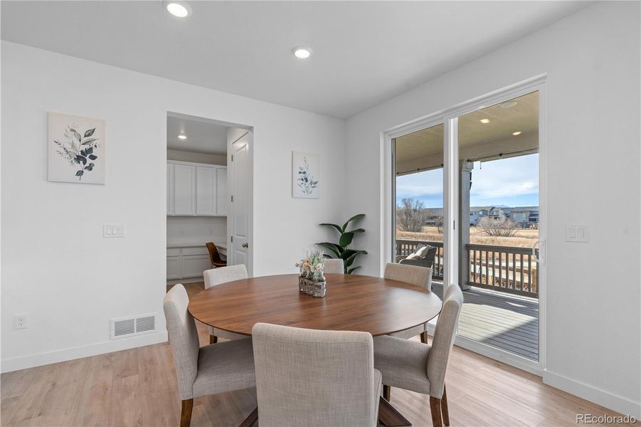 Furnished interior view inside a new home in , Erie (Image 34). Furnished interior view inside a new home in , Erie (Image 34).