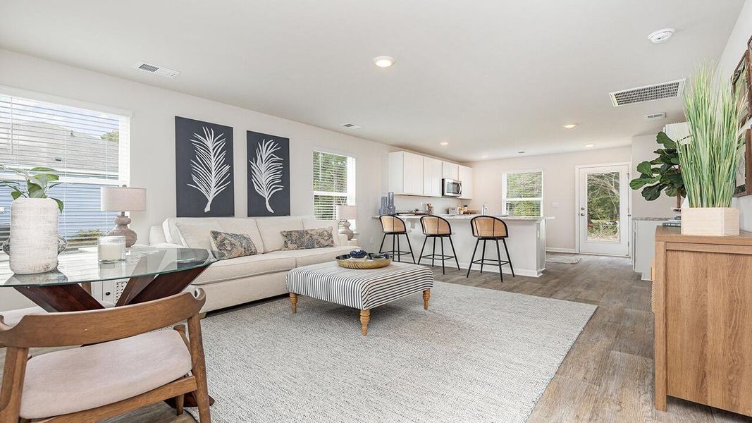 Furnished interior view inside a new home in The Park at Wilkinson, Orangeburg (Image 4).