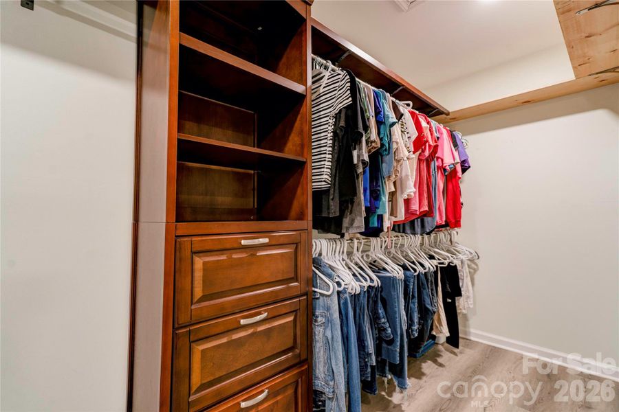 Primary Walk In Closet