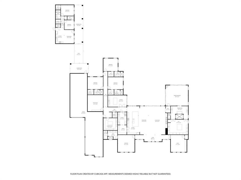 2D floor plan layout of this home in , Bartonville, TX (Image 5).