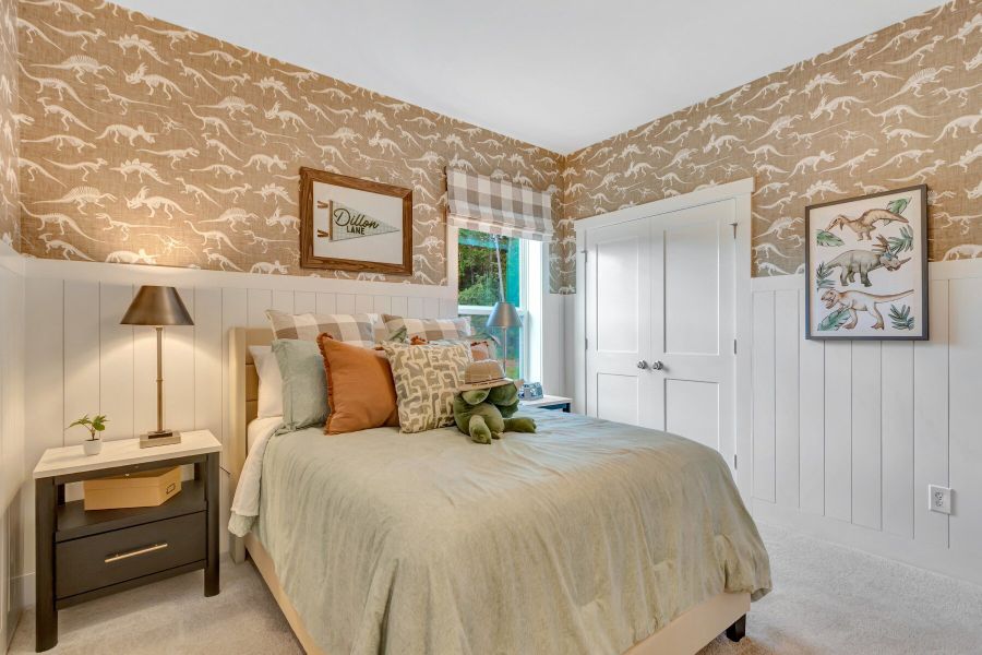Representative furnished interior of a home built from the Dillon by Beazer Homes in The Summit, Apex (Image 17). Representative furnished interior of a home built from the Dillon by Beazer Homes in The Summit, Apex (Image 17).