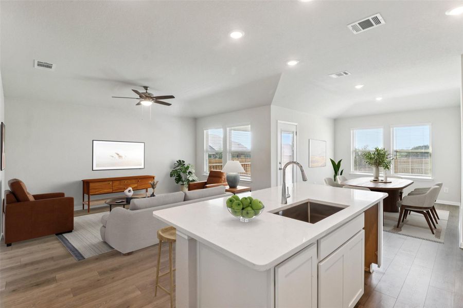 Photo is not of the actual home, but is an inspirational photo of builder’s model home and may depict options, furnishings, and/or decorator features that are not included