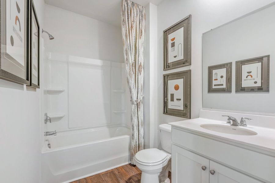 Furnished interior view inside a new home in Pineview North, Summerville (Image 6).