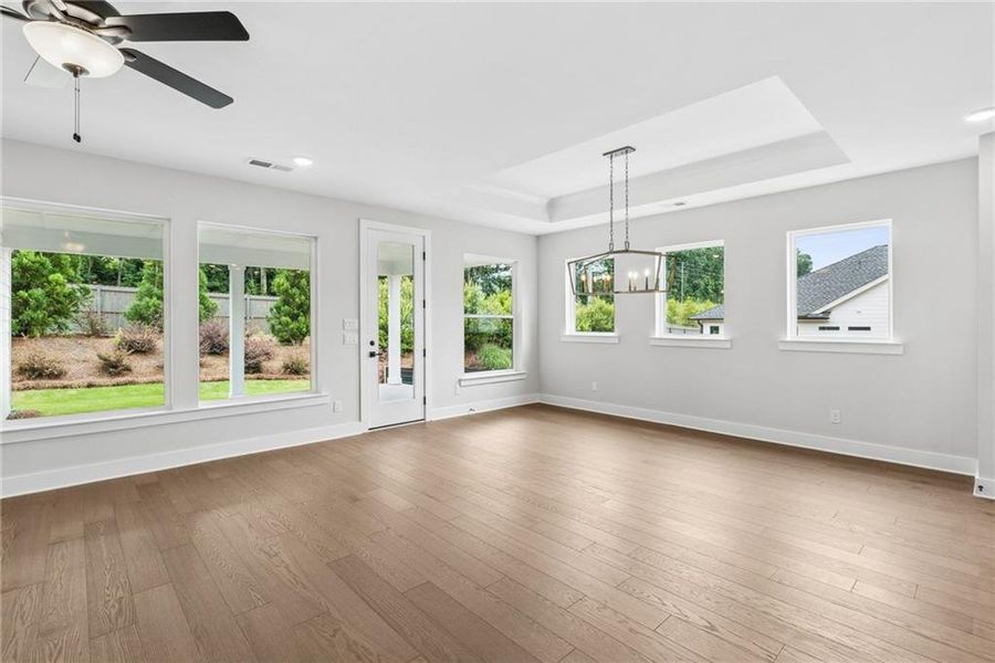 Spacious, unfurnished interior of a new home in Maple Grove at Towne Lake, Woodstock (Image 12). Spacious, unfurnished interior of a new home in Maple Grove at Towne Lake, Woodstock (Image 12).