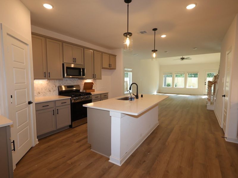 Furnished interior view inside a new home in Sorella, Tomball (Image 4).