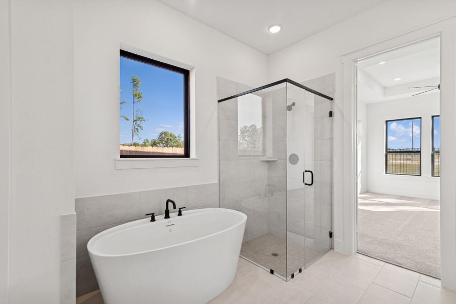 Furnished interior view inside a new home in ARTAVIA 50' Homesites, Conroe (Image 11).