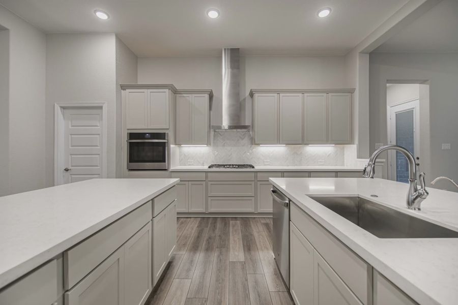 Representative furnished interior of a home built from the Drake by Chesmar Homes in Mesa Western, Cibolo (Image 7).