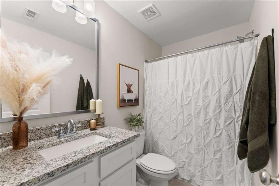 Furnished interior view inside a new home in , Dawsonville (Image 25).