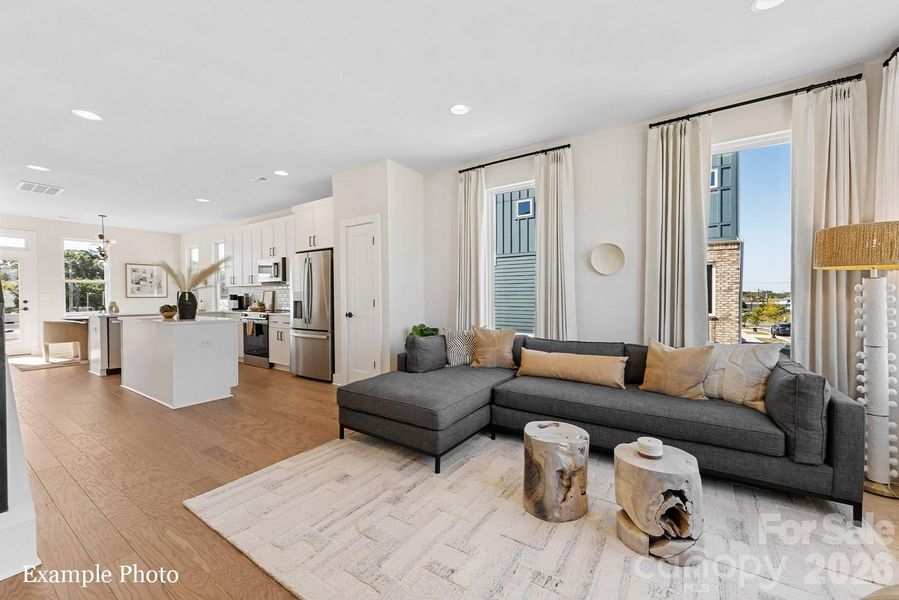 Furnished interior view inside a new home in , Charlotte (Image 20).