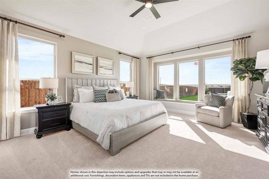 Furnished interior view inside a new home in Hayes Crossing, Midlothian (Image 24).