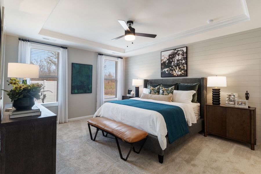Representative furnished interior of a home built from the Julie II by Great Southern Homes in Peachtree Hills, Lexington (Image 19).