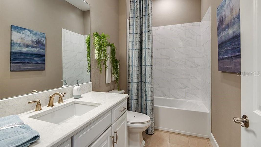 Furnished interior view inside a new home in Esplanade at Wiregrass Ranch, Wesley Chapel (Image 4).