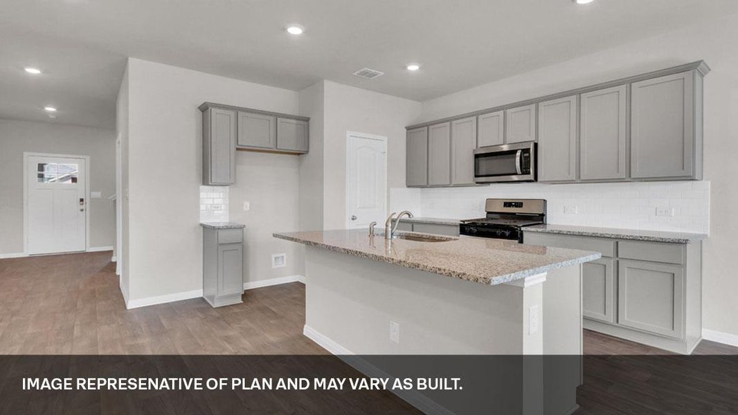 Furnished interior view inside a new home in Rosenbusch Ranch, Leander (Image 3).