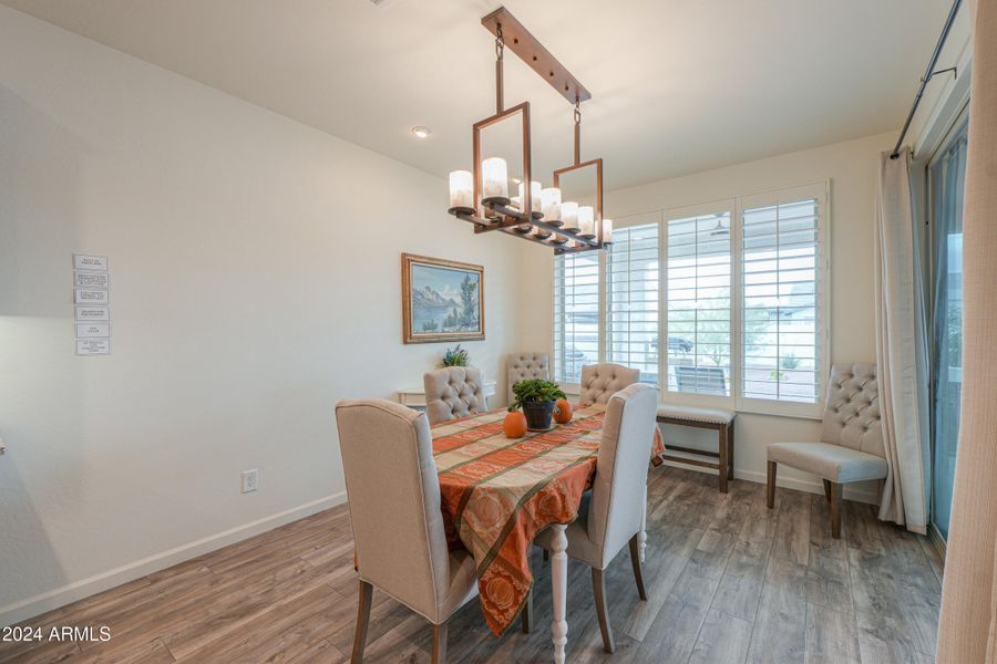 Dining area