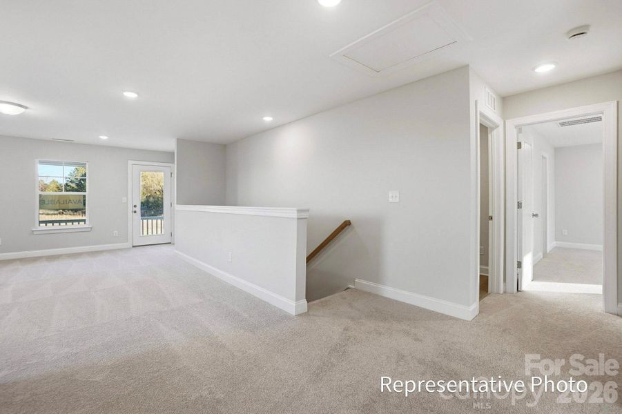 Spacious, unfurnished interior of a new home in Waterford Commons, Rock Hill (Image 21).