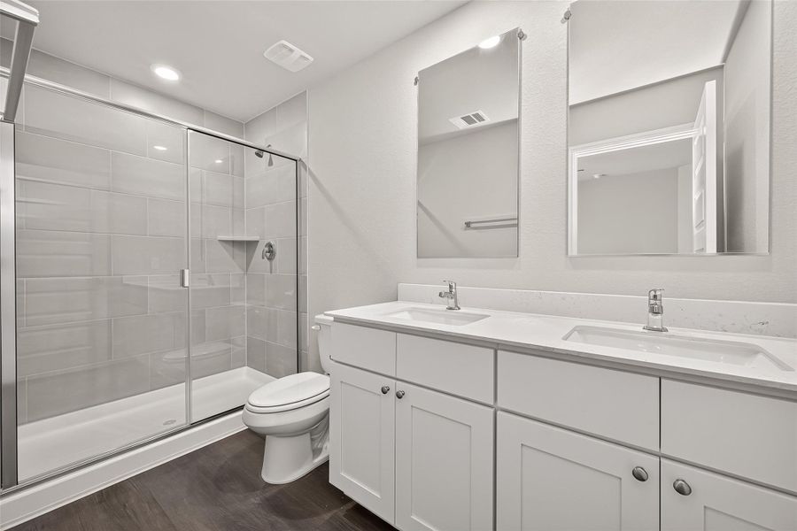 Furnished interior view inside a new home in Ridgeland Hills, Willis (Image 11).
