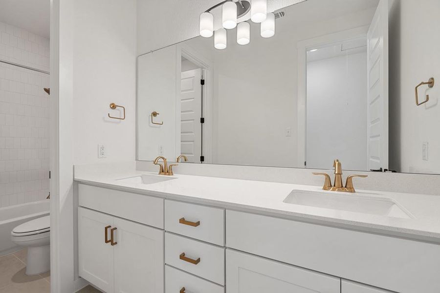 Furnished interior view inside a new home in Flora, Hutto (Image 14).