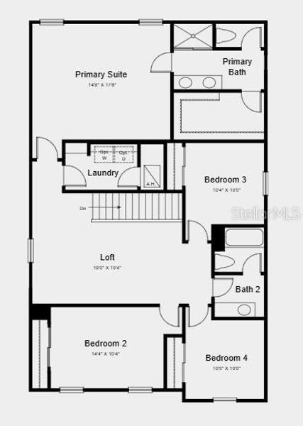 2D floor plan layout of this home in Coasterra Community Group Page, Palmetto, FL (Image 3). 2D floor plan layout of this home in Coasterra Community Group Page, Palmetto, FL (Image 3).