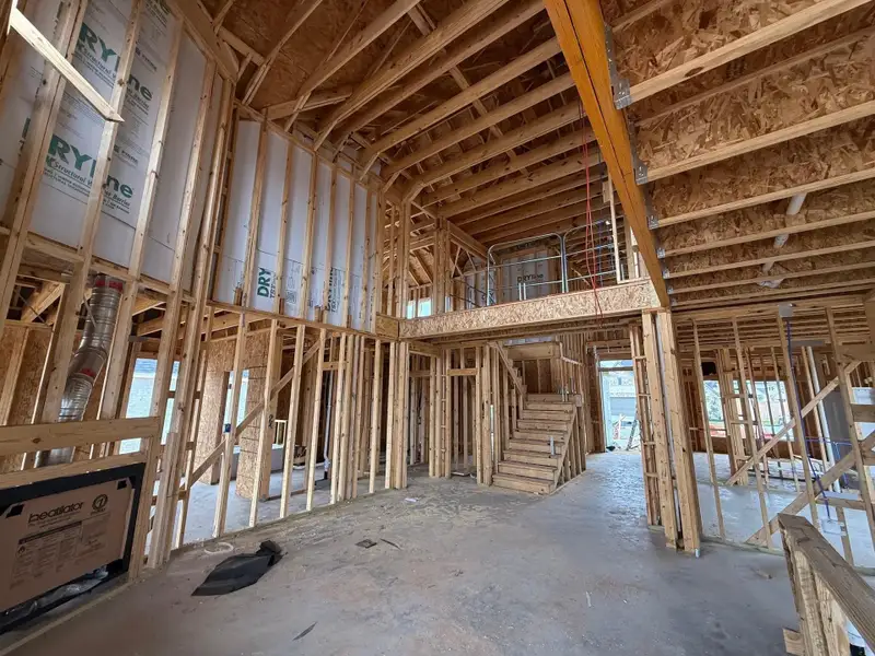 In-progress construction of a new home in Candela, Richmond, TX (Image 4).