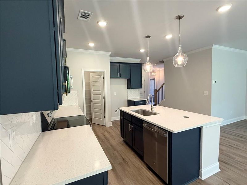 Furnished interior view inside a new home in Mulberry Summit, Flowery Branch (Image 7).