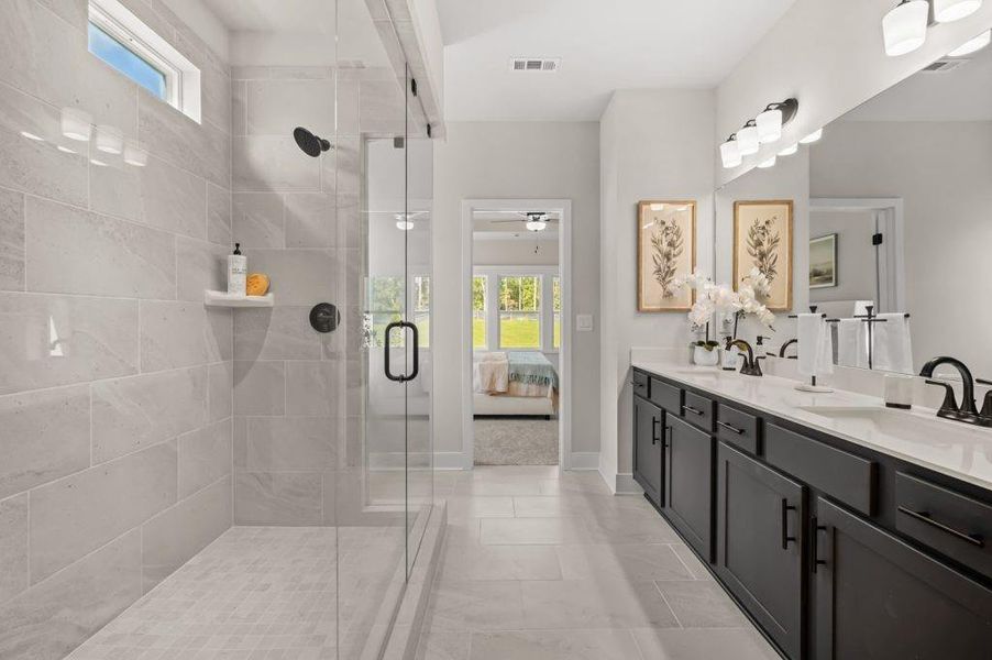 Furnished interior view inside a new home in Pinecrest Ridge, Dacula (Image 21).