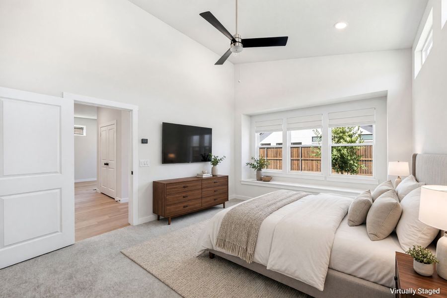 Furnished interior view inside a new home in Willow Grove Single-Family Homes, Melissa (Image 14).