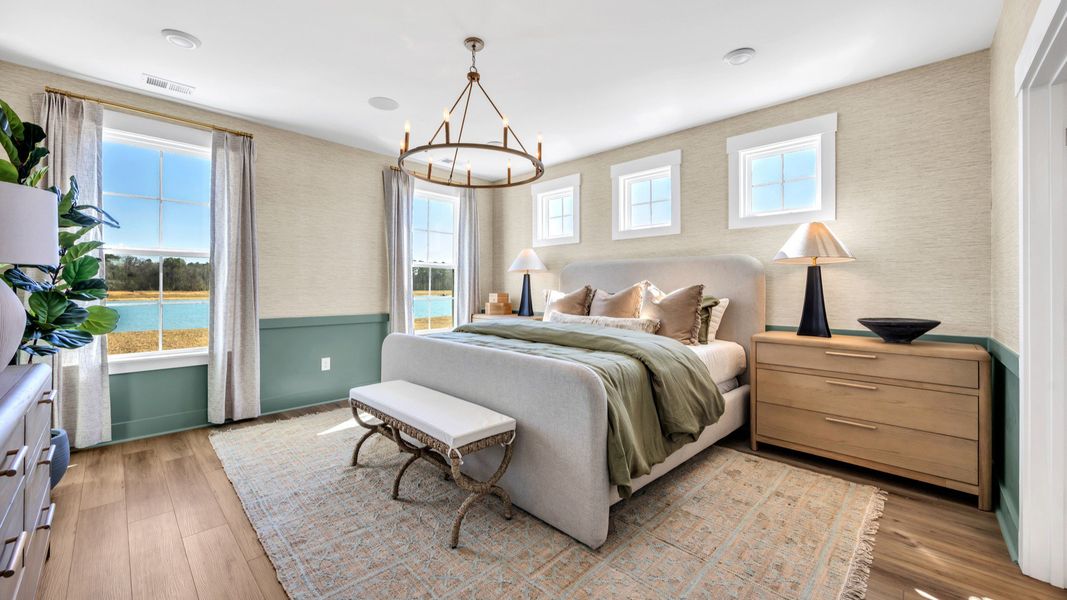 Representative furnished interior of a home built from the Lighthouse II by DRB Homes in Bayview Acres, Mount Pleasant (Image 16). Representative furnished interior of a home built from the Lighthouse II by DRB Homes in Bayview Acres, Mount Pleasant (Image 16).
